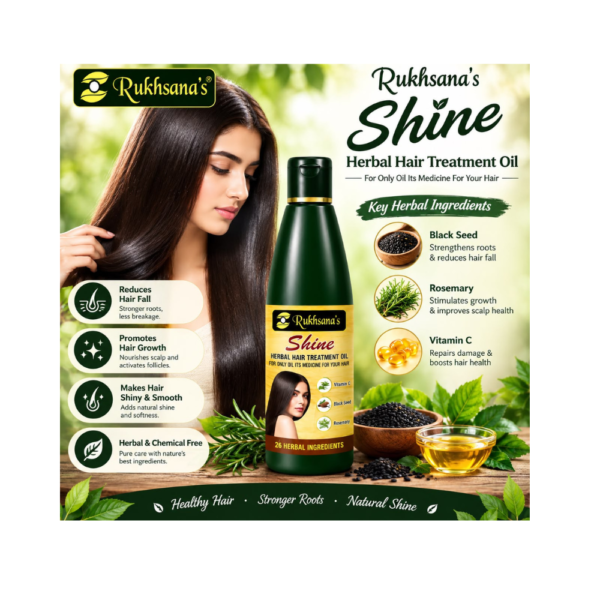 Rukhsana’s | Shine | Herbal Hair Treatment Oil
