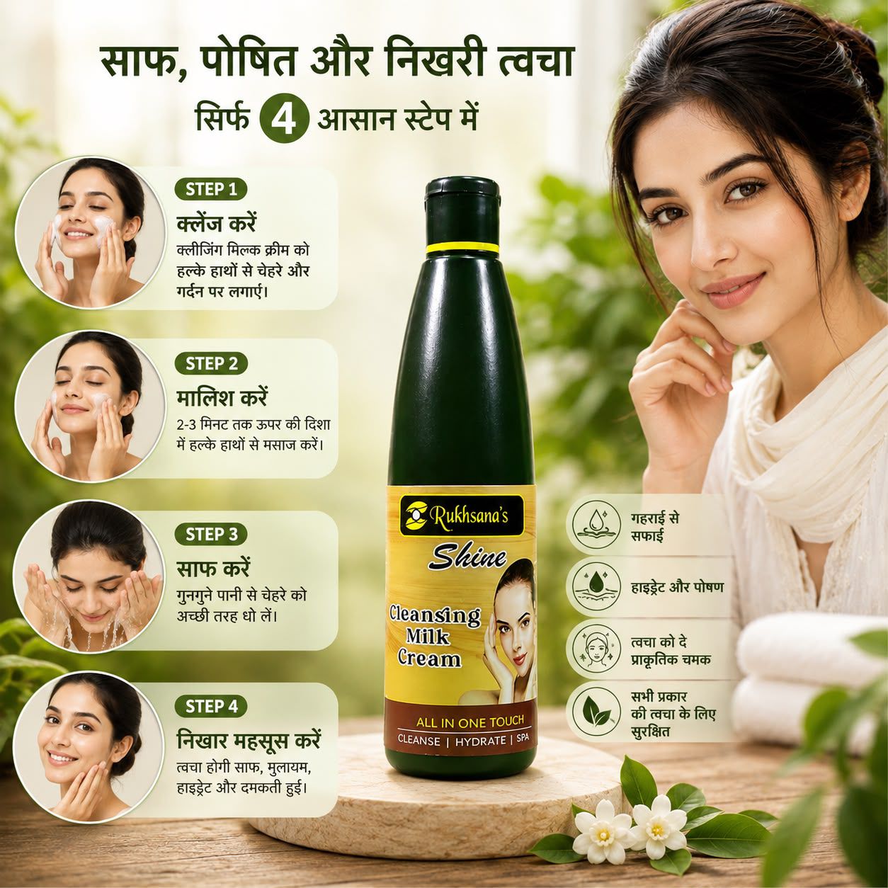 Cleansing milk cream